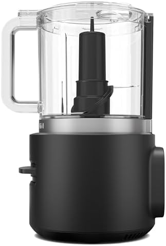 KitchenAid Go™ Cordless Food Chopper – Black Matte, Model KFCR500 (Battery Sold Separately) 4 KitchenAid Go™ Cordless Food Chopper – Black Matte, Model KFCR500 (Battery Sold Separately) - Image 4