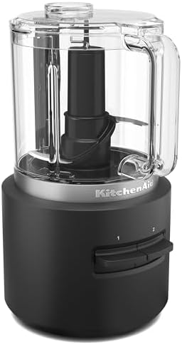 KitchenAid Go™ Cordless Food Chopper – Black Matte, Model KFCR500 (Battery Sold Separately) 1 KitchenAid Cordless Food Chopper