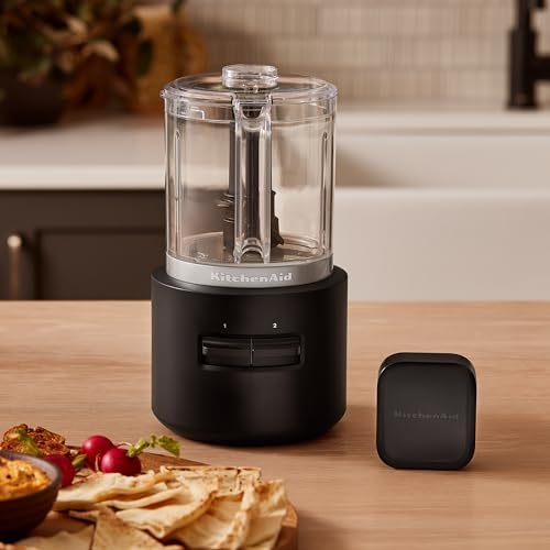 KitchenAid Go™ Cordless Food Chopper – Black Matte, Model KFCR500 (Battery Sold Separately) 7 KitchenAid Go™ Cordless Food Chopper – Black Matte, Model KFCR500 (Battery Sold Separately) - Image 7