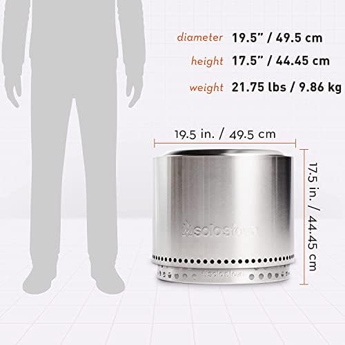 Solo Stove Bonfire with Stand | 19.5" Smokeless 3 Solo Stove Bonfire with Stand | 19.5" Smokeless - Image 3