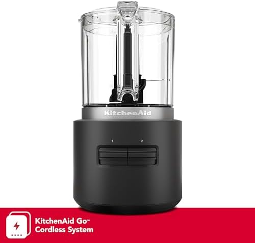 KitchenAid Go™ Cordless Food Chopper – Black Matte, Model KFCR500 (Battery Sold Separately) 3 KitchenAid Go™ Cordless Food Chopper – Black Matte, Model KFCR500 (Battery Sold Separately) - Image 3
