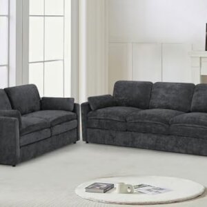 Classic Chenille Sofa Set