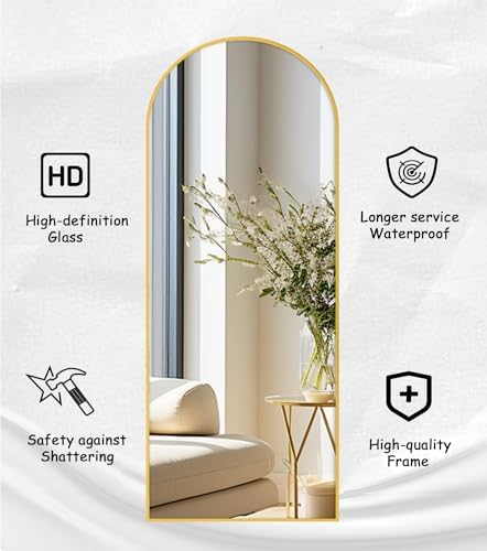 Rowjut Full Length Mirror Arched Floor Length, 71"x26" 7 Rowjut Full Length Mirror Arched Floor Length, 71"x26" - Image 7