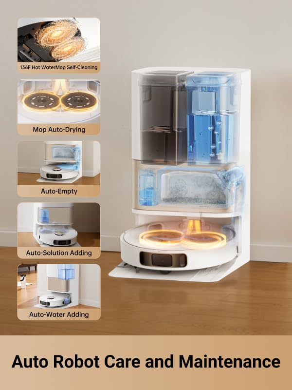 Pro Ultra Heat Robot Vacuum and Mop Combo-136°F 4 Pro Ultra Heat Robot Vacuum and Mop Combo-136°F - Image 4