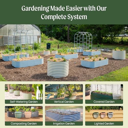 Vego garden Raised Garden Bed Kit, 17" Tall 4 in 1 Modular 7 Vego garden Raised Garden Bed Kit, 17" Tall 4 in 1 Modular - Image 7