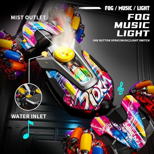 Gesture Sensing RC Stunt Car ! Remote Control Car Toys for Ages 5-7-13, with Lights Music 2 Gesture Sensing RC Stunt Car ! Remote Control Car Toys for Ages 5-7-13, with Lights Music - Image 2