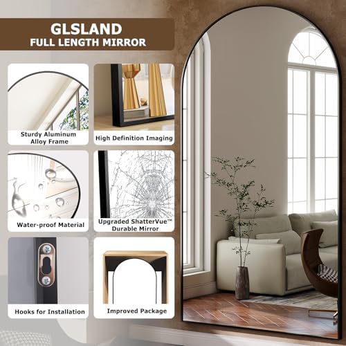 Wall Mount Arched Full Length Mirror 30x71 inch 5 Wall Mount Arched Full Length Mirror 30x71 inch - Image 5