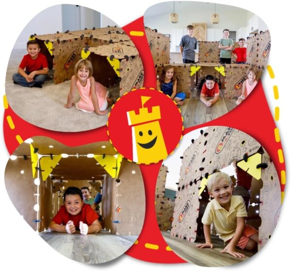 Make-A-Fort Explorer Kit ! Build Really Big Forts for Kids ! Endless Play for Ages 4 - Image 4
