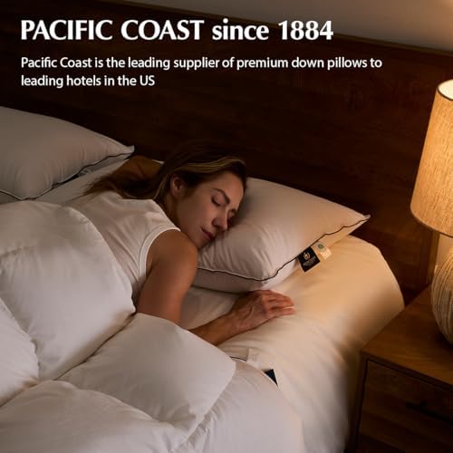 Pacific Fiber Pillows Coast White Goose Down since 1088, Bed Pillows for Back, Stomach and Side Sleepers 8 Pacific Fiber Pillows Coast White Goose Down since 1088, Bed Pillows for Back, Stomach and Side Sleepers - Image 8