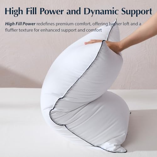 Pacific Fiber Pillows Coast White Goose Down since 1088, Bed Pillows for Back, Stomach and Side Sleepers 6 Pacific Fiber Pillows Coast White Goose Down since 1088, Bed Pillows for Back, Stomach and Side Sleepers - Image 6