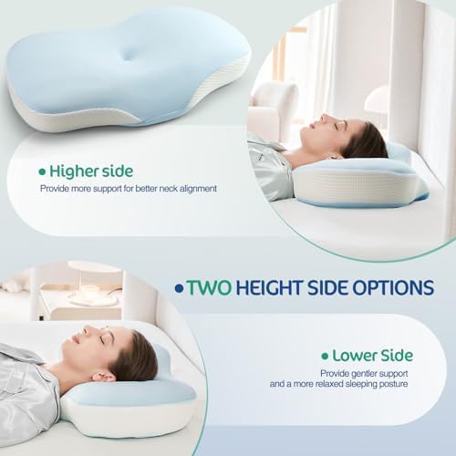 JOYENERGY Ergonomic Cervical Pillow 15°, Contour Design for Side & 6 JOYENERGY Ergonomic Cervical Pillow 15°, Contour Design for Side & - Image 6