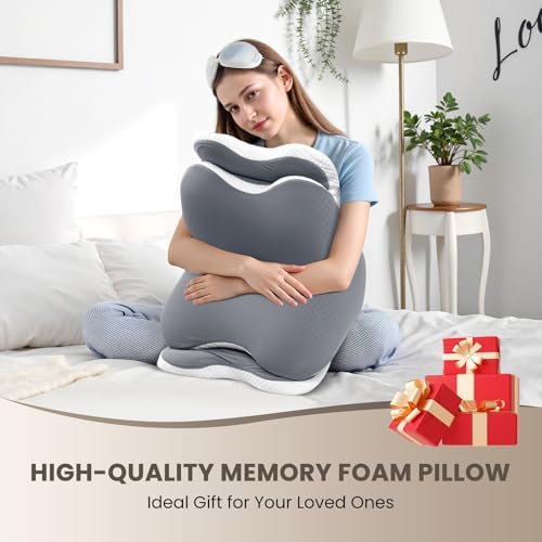 JINXIA Cervical Neck Pillow 24 hours for Sleeping, Odorless Memory Foam Pillows 7 JINXIA Cervical Neck Pillow 24 hours for Sleeping, Odorless Memory Foam Pillows - Image 7