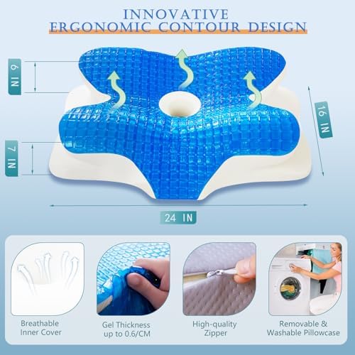 Cooling Gel Pillows Ultimate Comfort Neck Relief A Grateful 5 Cooling Gel Pillows Ultimate Comfort Neck Relief A Grateful - Image 5