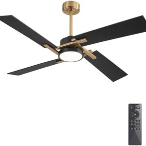 Dimmable Ceiling Fan With LED Light