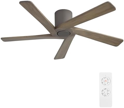 48 Inch Flush Mount Ceiling Fan Without Light Great 1 48 Inch Flush Mount Ceiling Fan