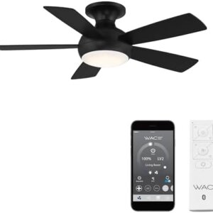 Hugger Ceiling Fan with LED Lights