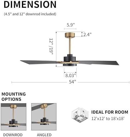 Dimmable Ceiling Fan With LED Light Its Frantic Professional 2 Dimmable Ceiling Fan With LED Light Its Frantic Professional - Image 2