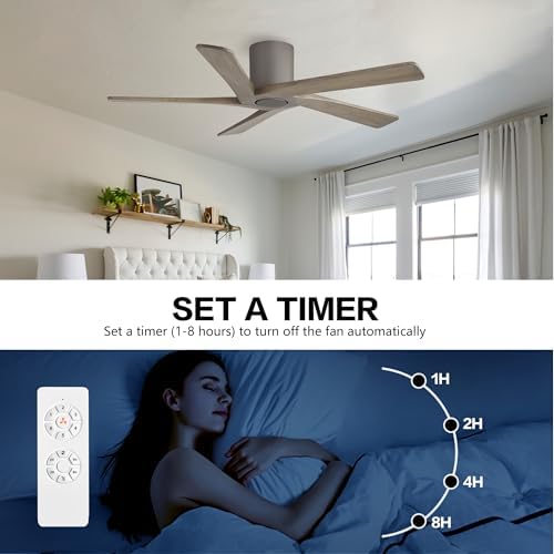 48 Inch Flush Mount Ceiling Fan Without Light Great 6 48 Inch Flush Mount Ceiling Fan Without Light Great - Image 6