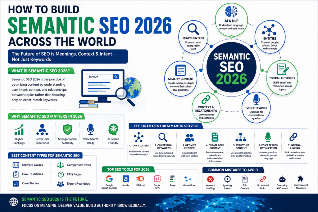 Semantic SEO 2026 Across 1